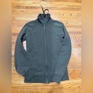 Lululemon Army Green Sweat Jacket Sz 4